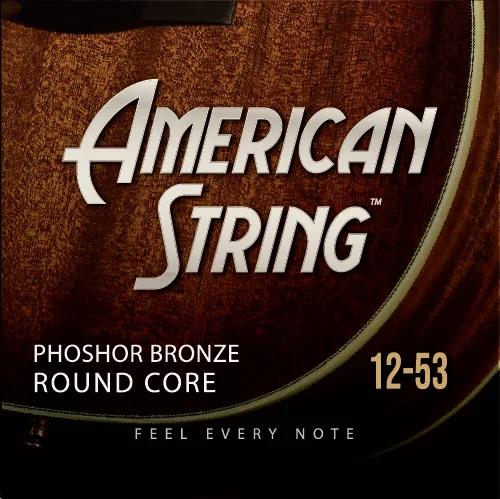 American String Phosphor Bronze Round Core acoustic guitar strings