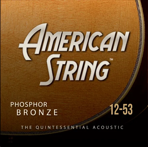 American String Phosphor Bronze acoustic guitar strings