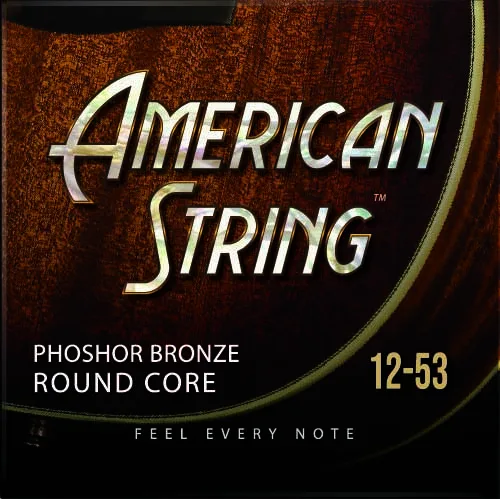 American String Phosphor Bronze Round Core acoustic guitar strings