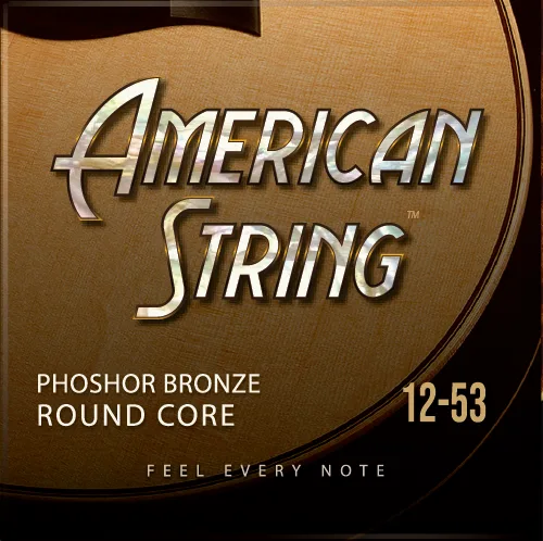 American String Phosphor Bronze Round Core acoustic guitar strings