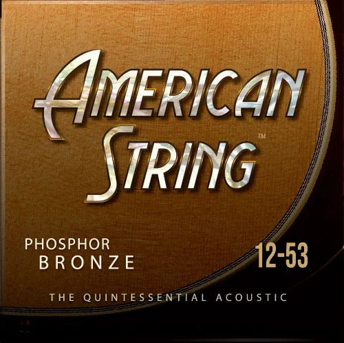 American String Phosphor Bronze acoustic guitar strings