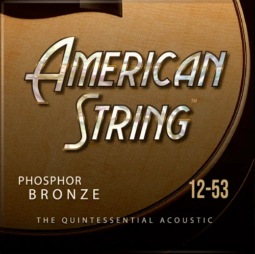 American String Phosphor Bronze acoustic guitar strings