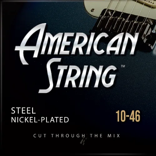 American String Nickel-Plated Steel guitar strings